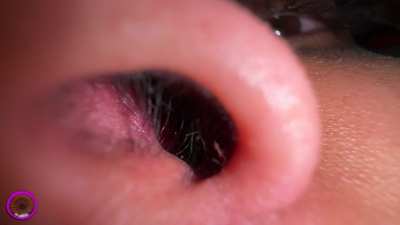 From up here, you kinda look like a booger on my finger