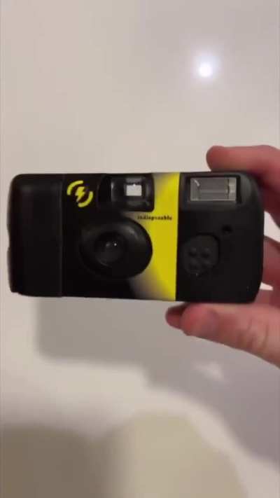 dude was given a one-time camera