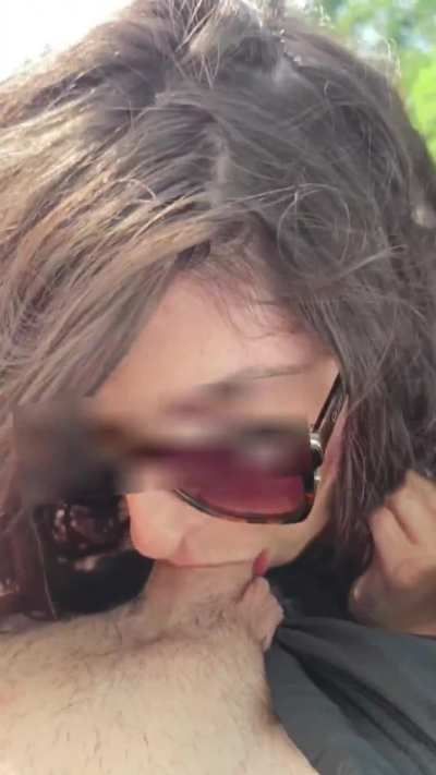 the feeling of a cock sliding down my throat makes me drip