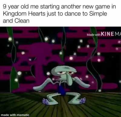 Everytime I played I would do this.