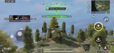 The 2 guys in the tower and the last kill OMG mastermind