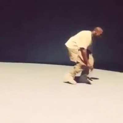 kanye west dancing