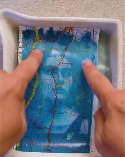 Cyanotype printing - Mathieu Stern