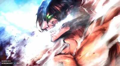 Animated wallpaper of Attack Titan