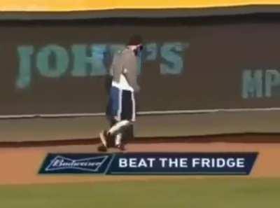 C'mon bro, all you gotta do is beat the Fridge and you win Budweiser for life...