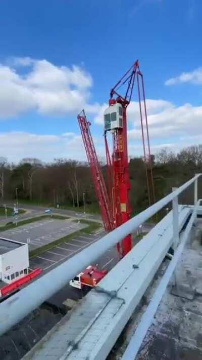 Didn’t know they did fold. I thought they were transported in pieces and then built on site