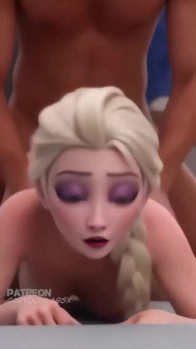 Elsa getting pounded from behind!