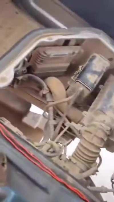 Even car is scared 😳