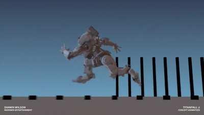 Unreleased Concept Animation for Titanfall 2 by Animation director Shawn Wilson @jitterbot
