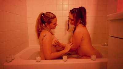 Romantic night in the tub.