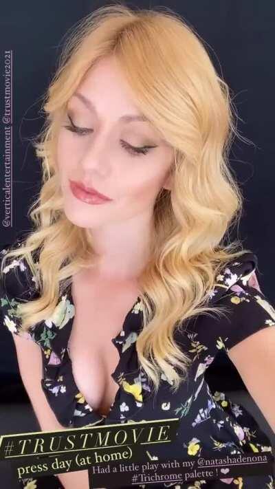 Delicious side boob from Katherine McNamara