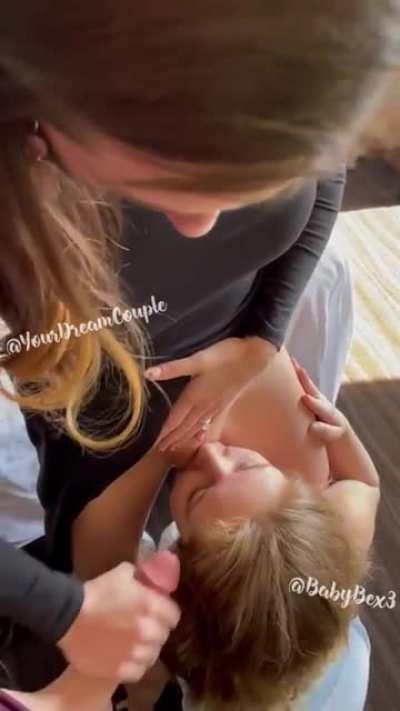 Love pleasing him while she pleases me!