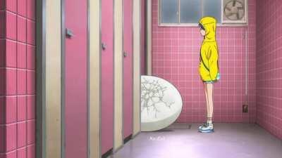 You can already hear her in the distance