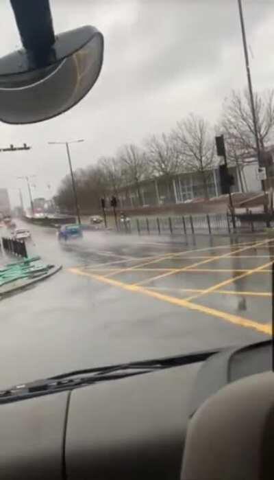 Sometimes crossing the street is a marathon