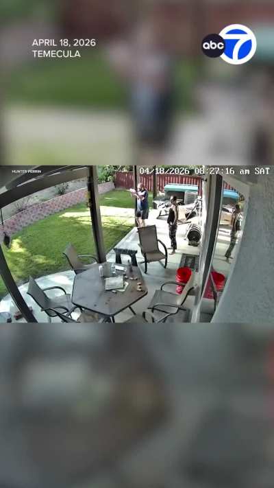 Video shows hot air balloon carrying 13 people make emergency landing in Temecula backyard