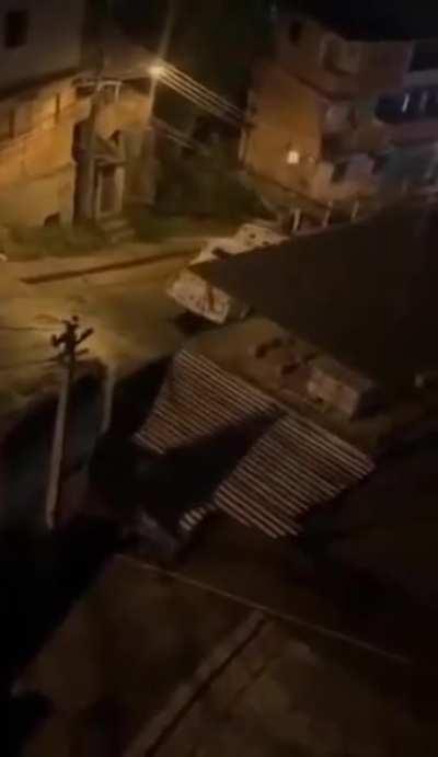 Drug dealers in Brazil put vegetable oil on asphalt to prevent special forces from advancing