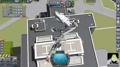 Hes coming straight for the VAB and not slowing down!