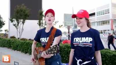Tulsa rally MAGA song cut together with scenes of recent police brutality