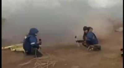 WCGW with being in line with a artillery muzzle brake