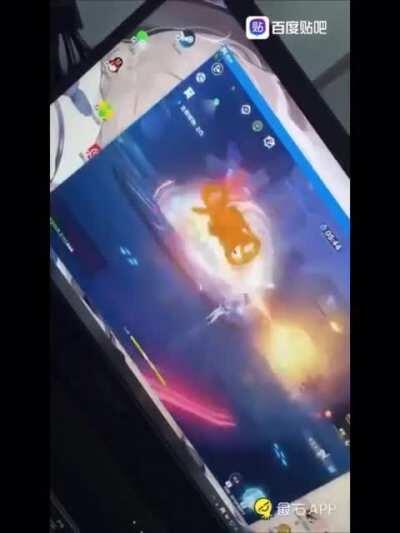 Amber buff looking neat