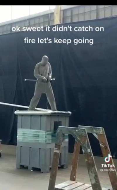 This is so cool I know pewds like swords so I wonder what his reaction to this