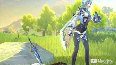 Eula is chilling with her BFFs