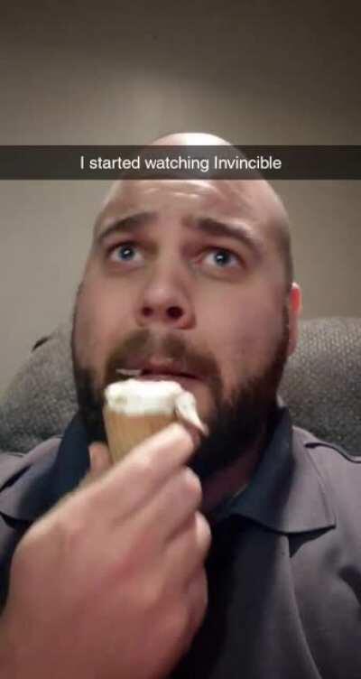 Introducing my friends to Invincible: 