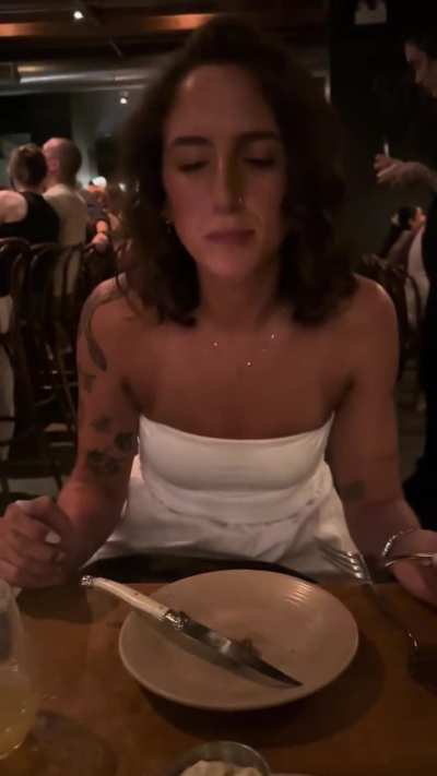 Vegetarian tries meat after years