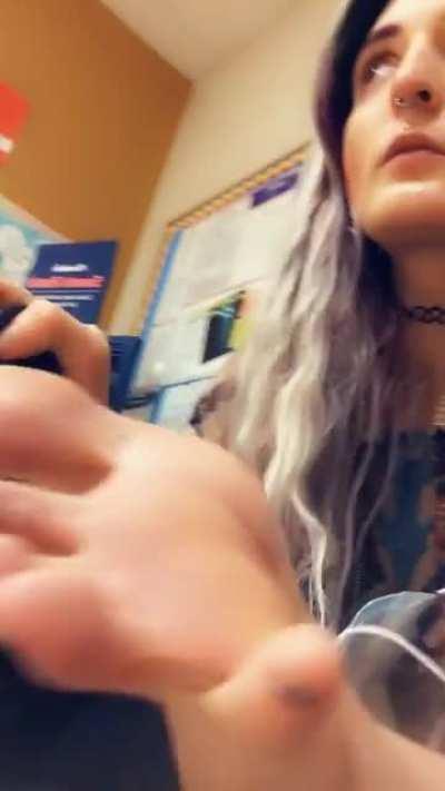 Had to sneak a taste in the break room