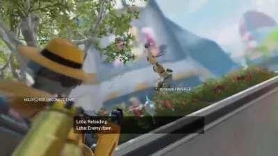 I got a perfect falling finisher as Loba