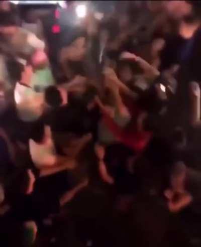 Blindly jump backwards from 15 feet up trusting a crowd.