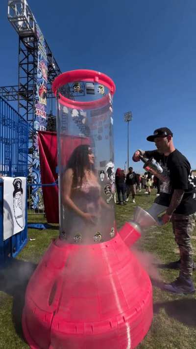 A giant bong you stand in to get hot boxxed
