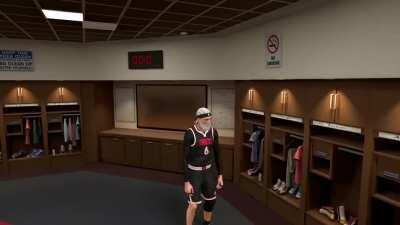 Check out the rec locker room. So weird looking at all of this. Also no horses in the locker room? 🤣