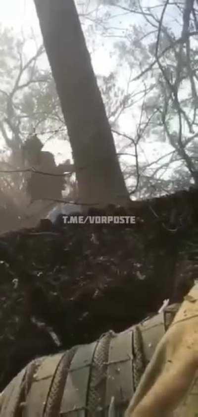 Forest fighting from Russian POV Kharkiv area