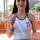 A cute reveal from a younger Lana Rhoades