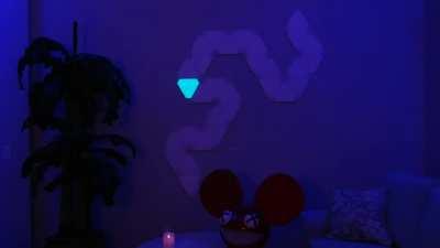 I programmed my Nanoleaf panels to “Closer…” John Williams + Joel + a Spielberg visual? Had ta do it.