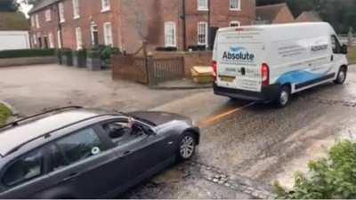 Air intake turned into water intake