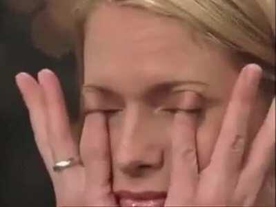 Thanks, I hate this lady rubbing her eyeballs