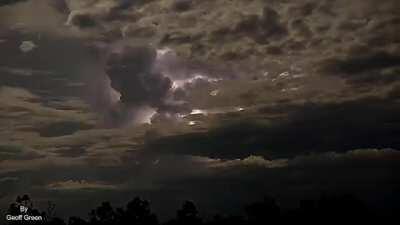 Thunderstorm time-lapse.