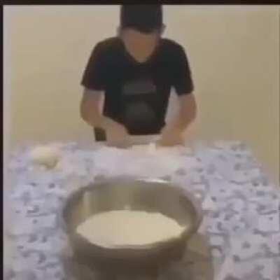 Making a cake