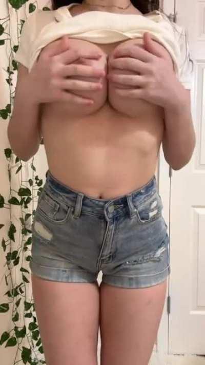 My tits make the perfect stress balls