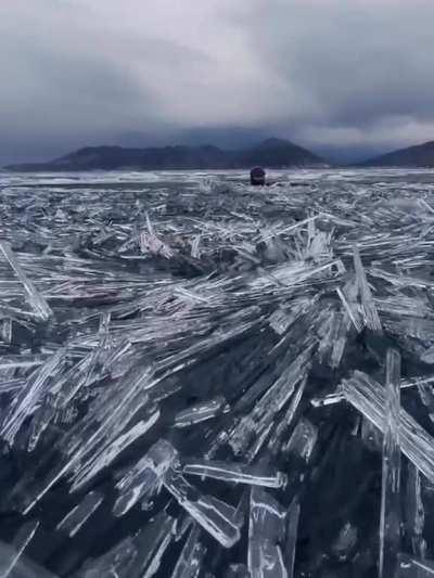 Swimming in Siberia’s Lake Baikal