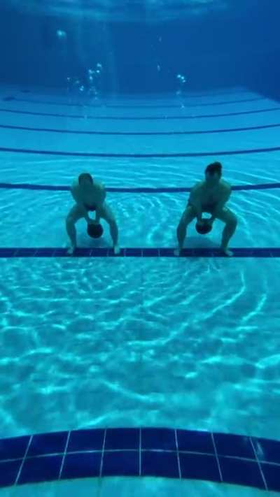 If you were to flip underwater...