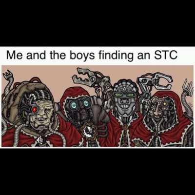 Only the Omnissiah can lead us to righteousness.