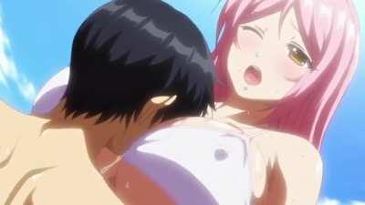 Bury His Face In Her Boobs