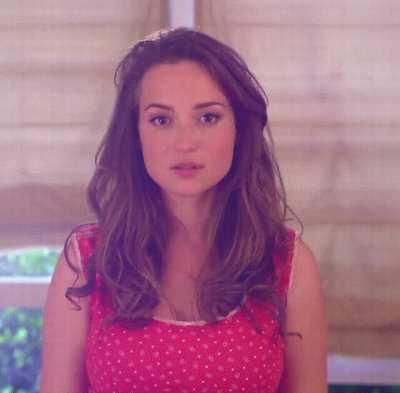 Very pretty in red dress