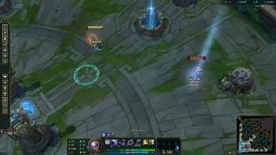 Diana bug that has been around for a long time: Flash sideways during Q cast to increase range