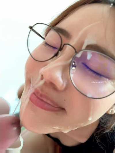 Getting my face covered in cum