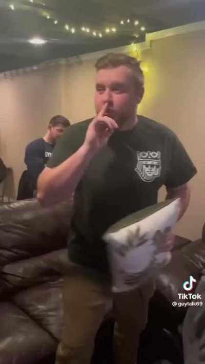 Don't pass out around the boys