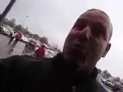 man doesn’t enjoy being gunga ginga’d - verbal altercation ensues